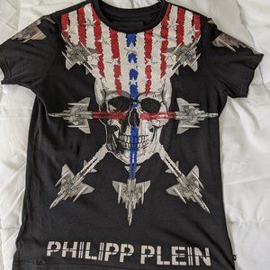 Philipp Plein Tee Shirt T-shirt - America USA - Patriotic - German Designer